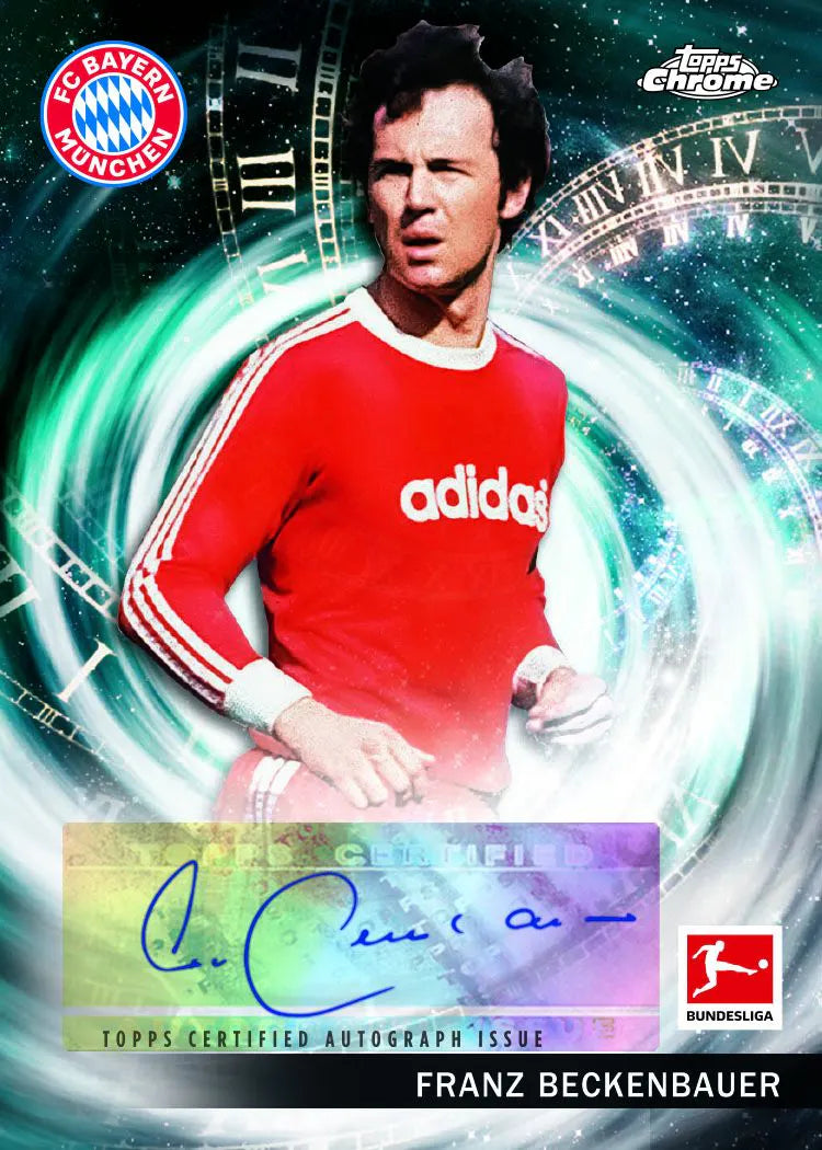 Random football autograph card + sealed pack (Topps items only)