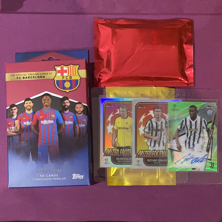 Football Card Mystery Box (Large) guaranteed signed football card